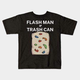 Flash man or trash can Kids T-Shirt